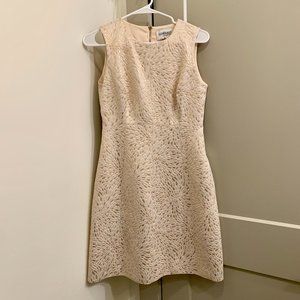 Elizabeth McKay Gold/Ivory Dress - Size 4